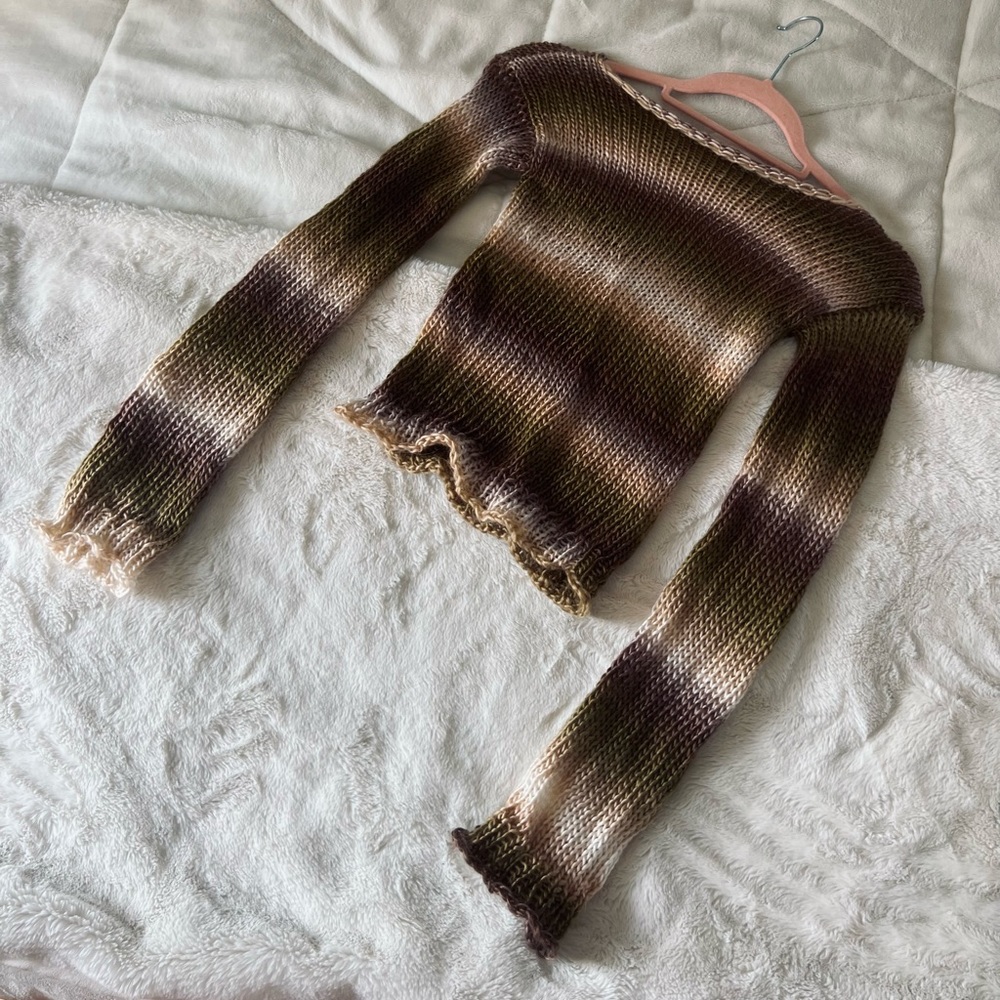 Handmade Slightly Cropped Sweater | Size XS | Brand New